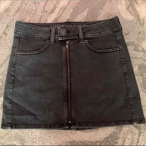 Dark gray super stretch mini skirt size 2